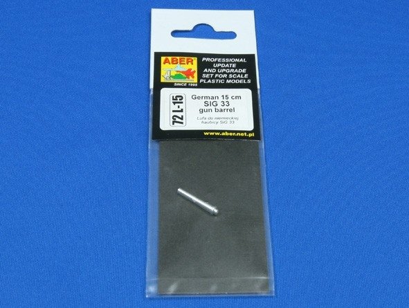 Aber 72L-15 15cm barrel for German SiG 33 howitzer / German 15cm SIG 33 gun barrel 1/72 – imagen 4