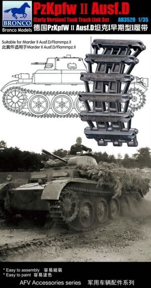 Bronco AB3520 German PzKpfw II Ausf D Workable Track Link Set 1/35