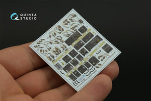 Quinta Studio QD35118 AH-64D Extended forward avionics bays 3D-Printed &amp;amp; colored Interior on decal paper (Takom) 1/35 – Bild 7