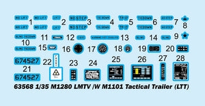 I Love Kit 63568 M1280 LMTV /W M1101 Tactical Trailer (LTT) 1/35 – image 3