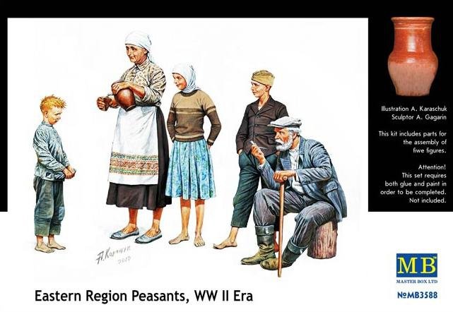 Master Box 3588 Eastern Region Peasants 1/35