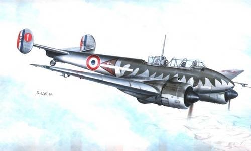 Azur A057 Potez 630 French Heavy Fighter 1/48