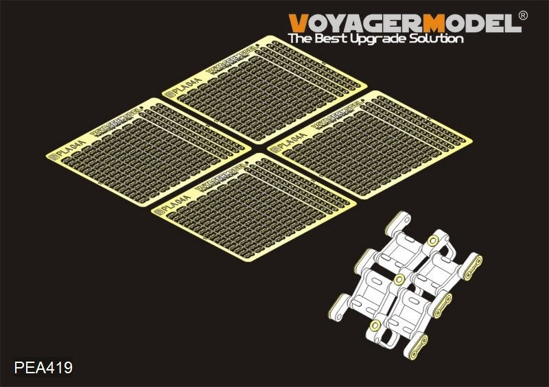 Axes de chenille Voyager Model PEA419 pour char ZTD-05 AAAV de l&amp;#39;Armée populaire de libération chinoise (pour HOBBYBOSS 82484/82483) à l&amp;#39;échelle 1/35