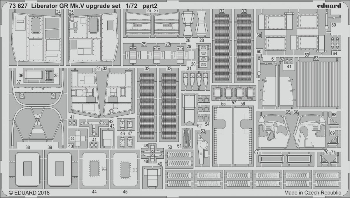 Eduard 73627 Liberator GR Mk.V upgrade set EDUARD 1/72 – obrázek 2