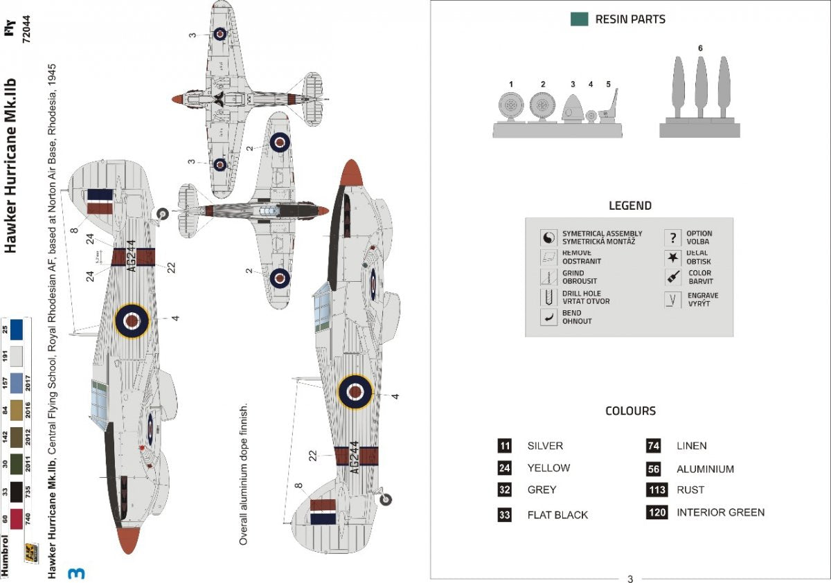 Fly 72044 Hawker Hurricane Mk.IIb 1/72 – Bild 5