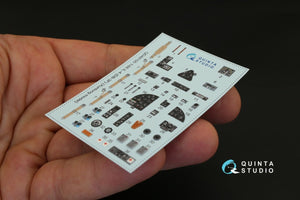 Quinta Studio QD48100 IL-4 3D-Printed &amp;amp; colored Interior on decal paper (for Xuntong kit) 1/48 – Bild 5