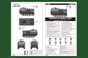 Hobby Boss 82921 M4 High Speed Tractor (155mm/8-in./240mm）1/72 – Bild 3