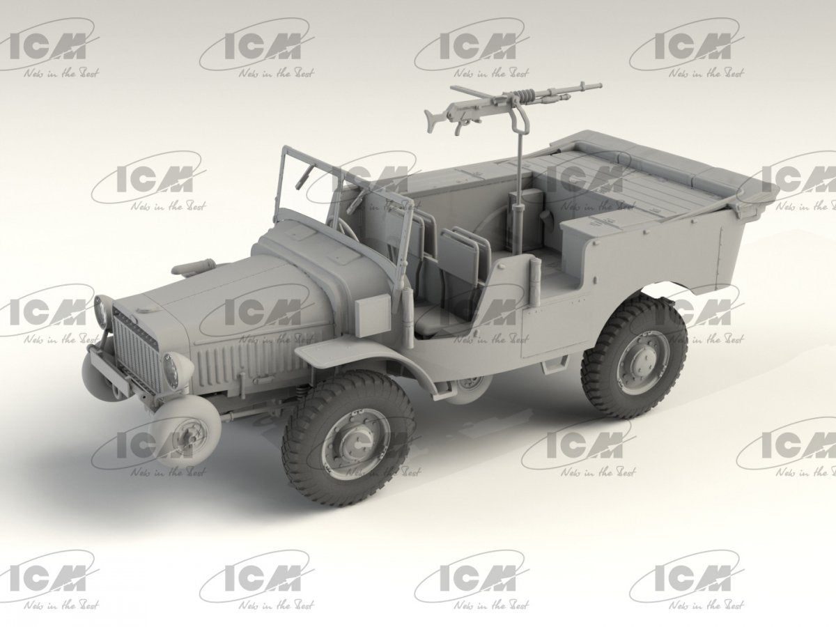 ICM 35572 Laffly V15T with Hotchkiss machine gun 1/35 – image 4