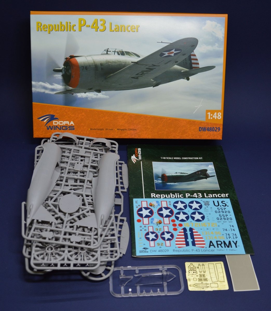 Dora Wings 48029 Republic P-43 Lancer 1/48 – zdjęcie 2