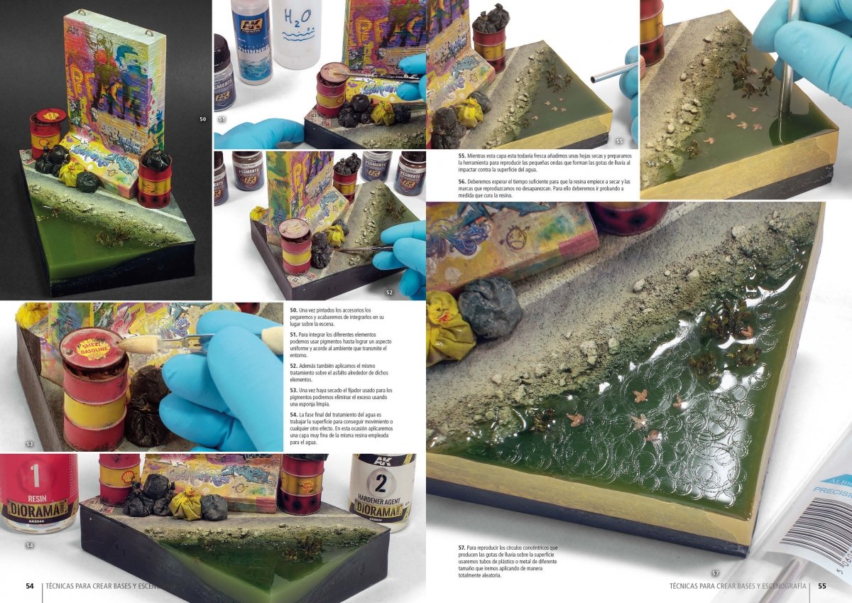 AK Interactive AK648 TECHNIQUES FOR CREATING BASES AND SCENOGRAPHY (EN) – imagen 7