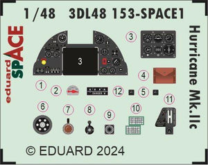 Eduard 3DL48153 Hurricane Mk. IIc SPACE HOBBY BOSS 1/48 – Bild 4