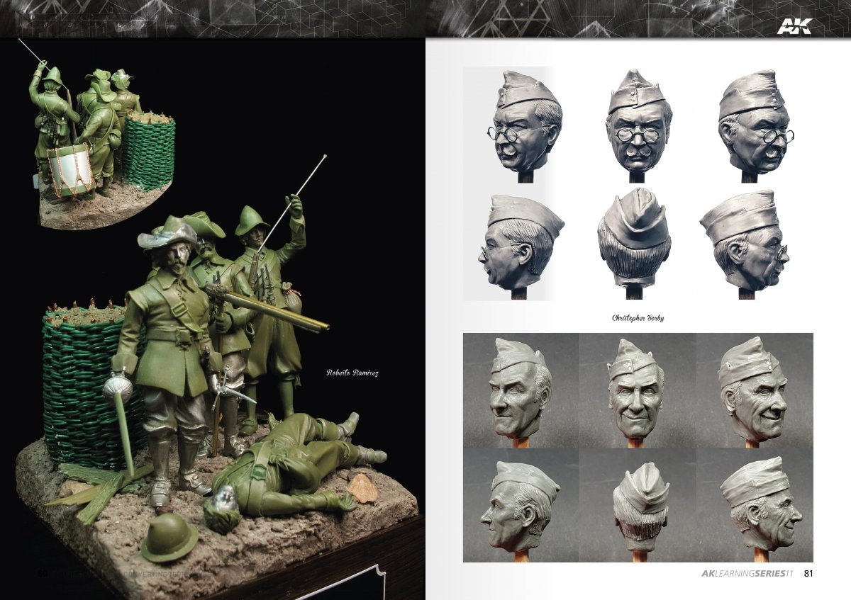 AK Interactive AK512 AK LEARNING 11: FIGURE SCULPTING &amp;amp; CONVERTING TECHNIQUES EN – obrázek 7
