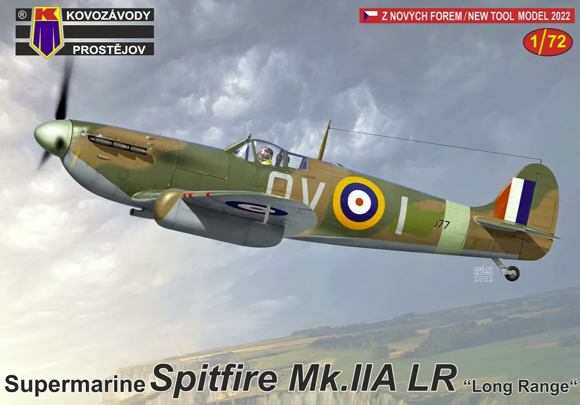 Kovozavody Prostejov KPM0305 Spitfire Mk.IIa LR “Long Range” 1/72