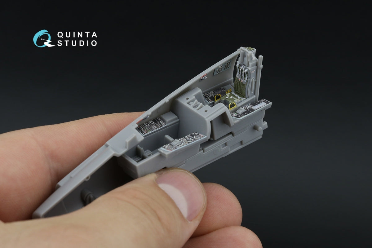 Quinta Studio QD72215 F-15D/F-15DJ Eagle 3D-Printed &amp;amp; colored Interior on decal paper (Fine Molds) 1/72 – image 10