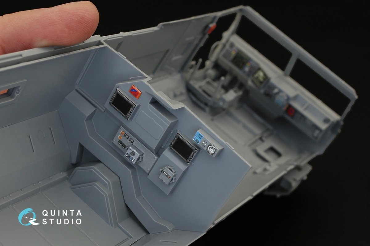 Quinta Studio QD35005 MRAP Typhoon-K 3D-Printed &amp;amp; colored Interior on decal paper (for Zvezda kits) 1/35 – immagine 11