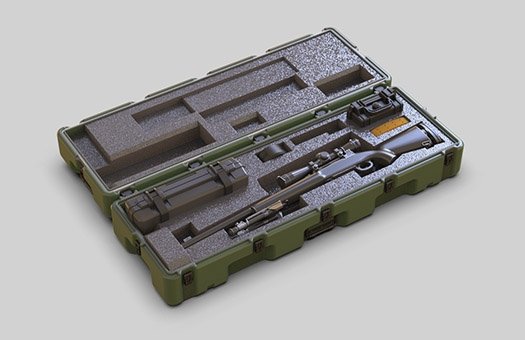 Eureka XXL E-075 Modern US Army PELICAN M24 Rifle Case with M24 Sniper Weapon System 1/35 – obrázek 2