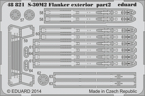 Eduard 48821 S-30M-2 Flanker exterior ACADEMY 1/48 – obrázek 2