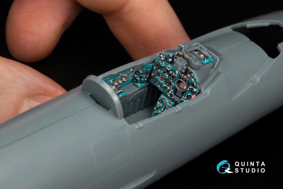 Quinta Studio QD+48576 MiG-21SM Fishbed-J 3D-Printed &amp;amp; colored Interior on decal paper (Eduard) (with 3D-printed resin parts) 1/48 – image 8