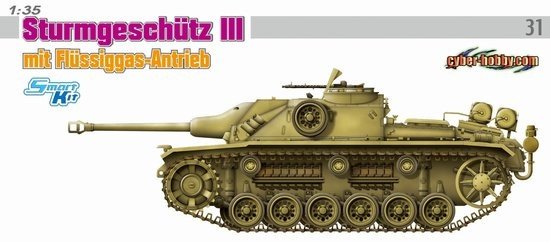 Cyber Hobby 6371 Sturmgeschutz III with Flussiggas-Antrieb (1/35)