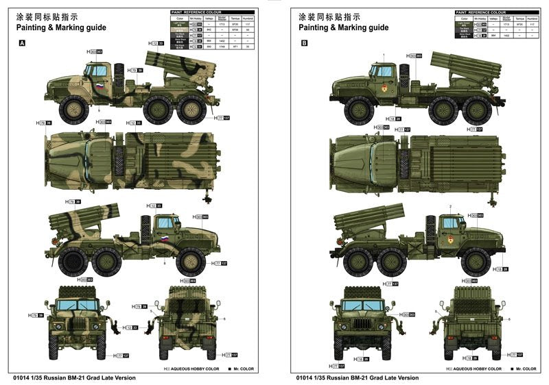 Trumpeter 01014 Russian BM-21 Grad Late Version 1/35 – Bild 3