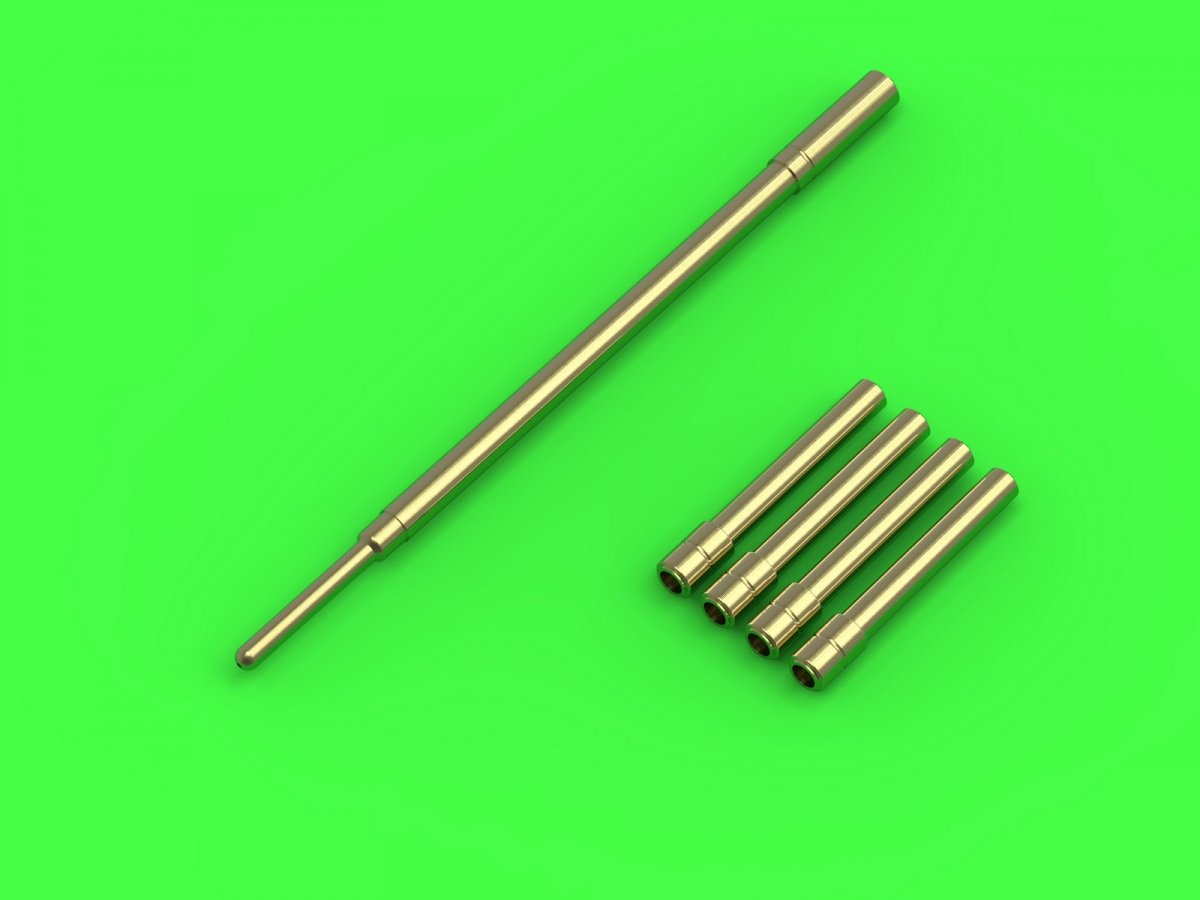 Master AM-48-134 Hawker Tempest Mk.II/V/VI and Hawker Fury/Sea Fury - Hispano Mk.V barrel tips and pitot tube (1/48)