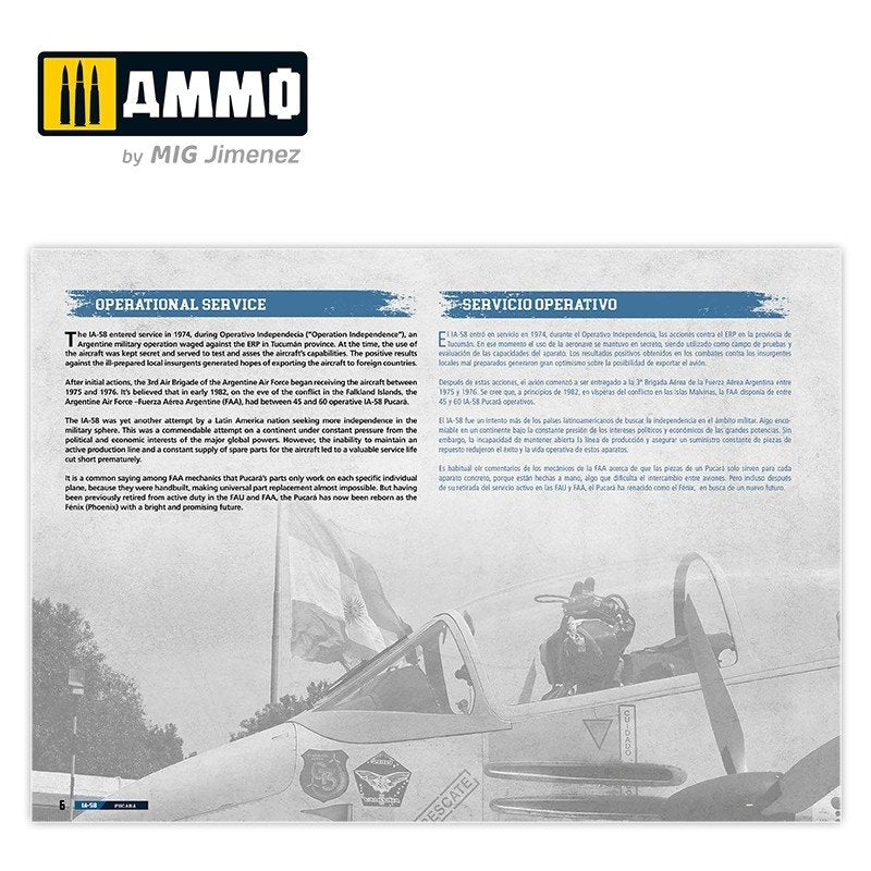 AMMO of Mig Jimenez 6025 IA-58 Pucará Visual Modelers Guide (Multilingual) – obrázek 2