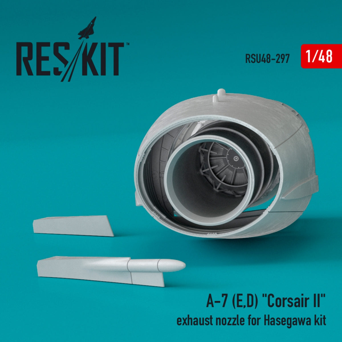 RESKIT RSU48-0297 A-7 (E,D) &amp;quot;CORSAIR II&amp;quot; EXHAUST NOZZLE FOR HASEGAWA KIT 1/48