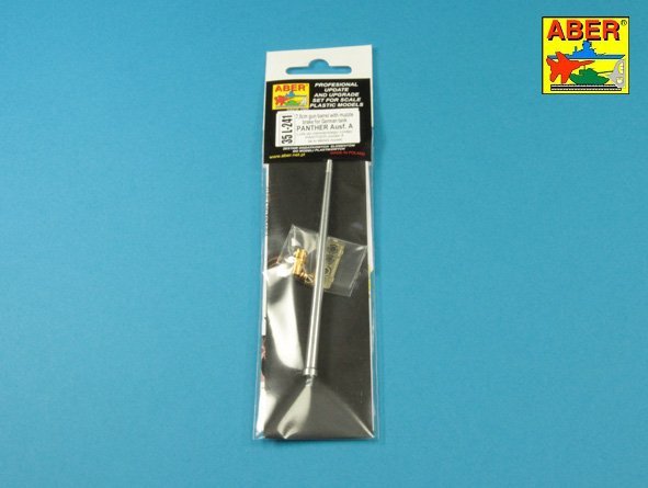 Aber 35L-241 7.5 cm barrel with muzzle brake for Panther Ausf.A (1/35) – Bild 4