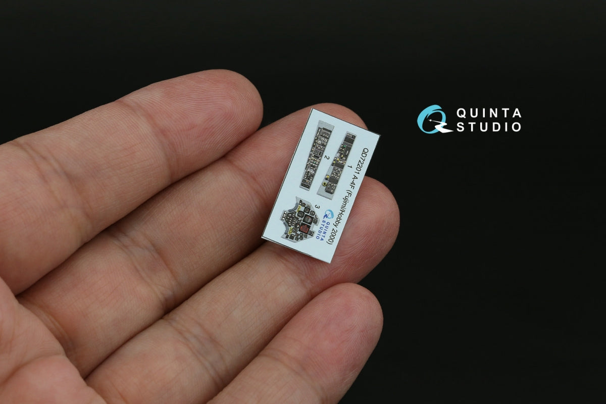 Quinta Studio QD72201 A-4F 3D-Printed &amp;amp; colored Interior on decal paper (Fujimi/Hobby 2000) 1/72 – obrázek 4