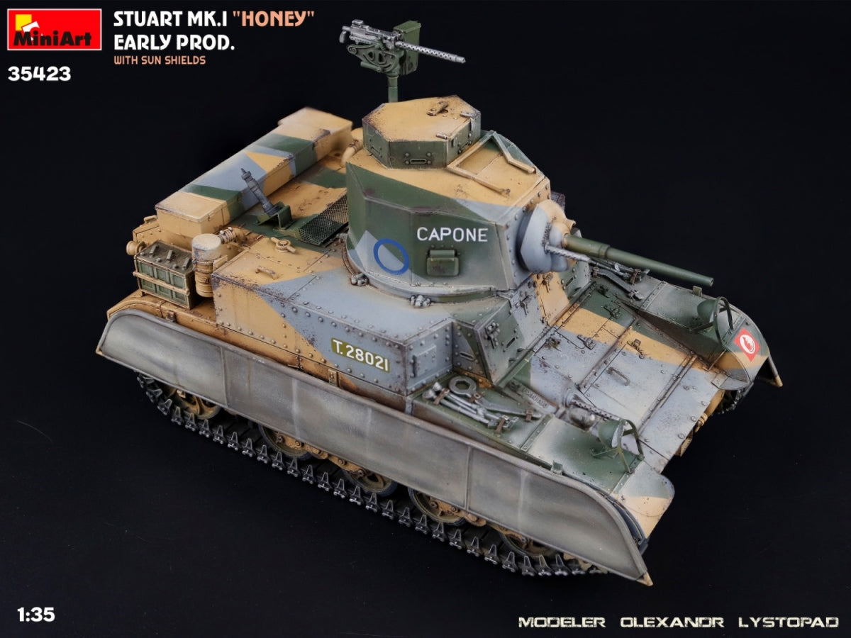 MiniArt 35423 Stuart Mk.I “Honey” Early Production w/Sun Shields 1/35 – image 9