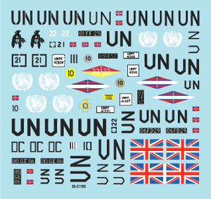 Star Decals 35-C1160 Balkan Peacekeepers # 9. Scimitar CVR(T) 1/35 – Bild 3