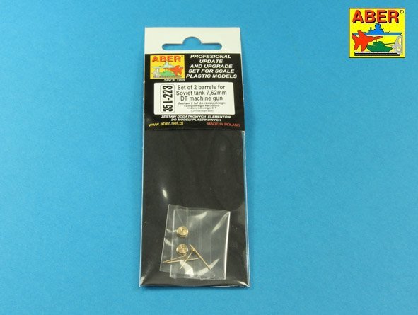 Aber 35 L-223 Set of 2 barrels for Soviet tank 7.62mm DT machine gun (1/35) – image 2