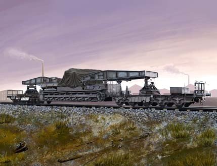 Hobby Boss 82906 German Rail Transporter for Karl-Geraet 1/72