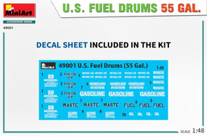 MiniArt 49001 US FUEL DRUMS 55 GAL. 1/48 – immagine 2