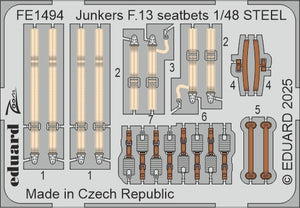 Eduard 491494 Junkers F.13 MiniArt 1/48 – zdjęcie 2