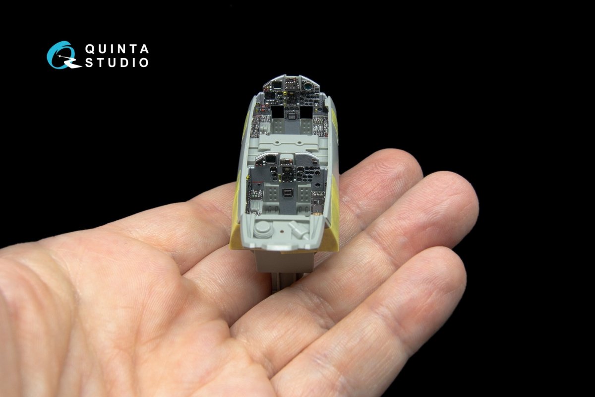 Quinta Studio QD48041 F-15D 3D-Printed &amp;amp; colored Interior on decal paper (for GWH kit) 1/48 – image 3