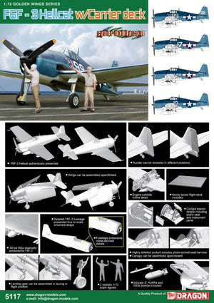Cyber ​​Hobby 5117 F6F-3 Hellcat w/Flight Deck (1/72) – image 3