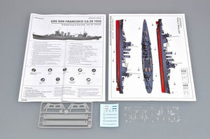 Trumpeter 05746 USS San Francisco CA-38 (1942) 1/700 – obrázek 3