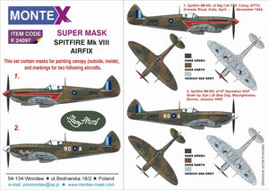 Montex K24097 SPITFIRE VIII pour AIRFIX 1/24