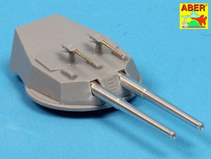 Ensemble de canons Aber 350L-65 pour cuirassé HMS Dreadnought : 12&amp;#39;&amp;#39; Mk.X BLx 10 pièces, 12 cwt QF Mk I x 26 pièces (1/350) – image 4