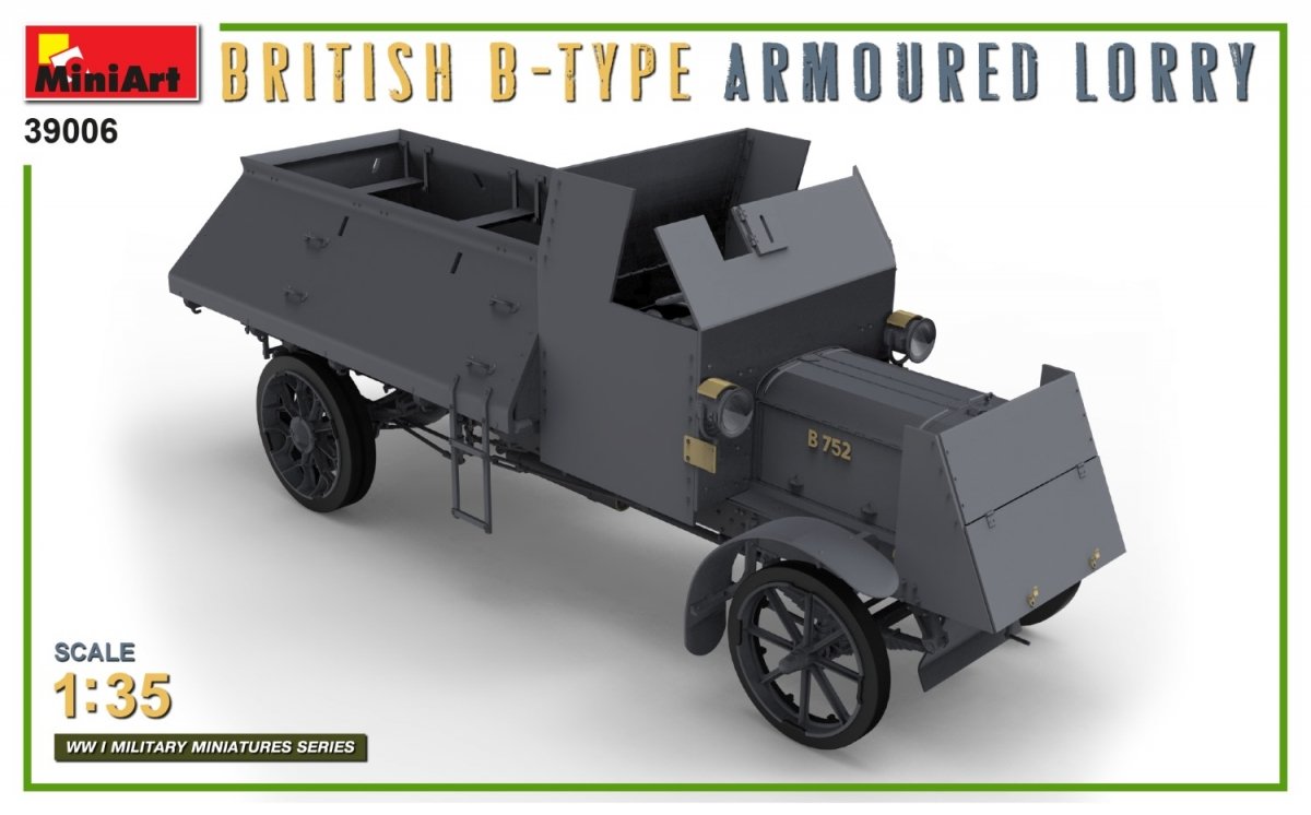 Miniart 39006 BRITISH B-TYPE ARMORED LORRY 1/35 – imagen 5