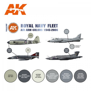 AK Interactive AK11754 RN FLEET AIR ARM AIRCRAFT COLORS 1945-2010 6x17 ml – imagen 2