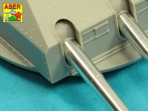 Aber 200L-08 Barrel set for battleship Scharnhorst 280mmx9 1/200 – obrázek 5