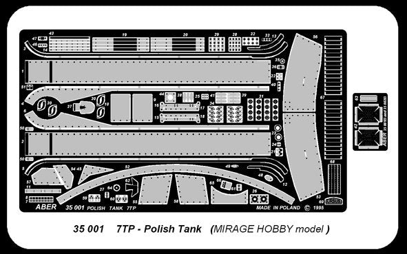 Aber 35001 Polish light tank 7TP (MIR) 1/35 – immagine 2