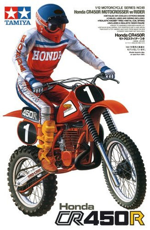 Tamiya 14018 Honda CR450R Motocrosser w/ Rider (1/12)
