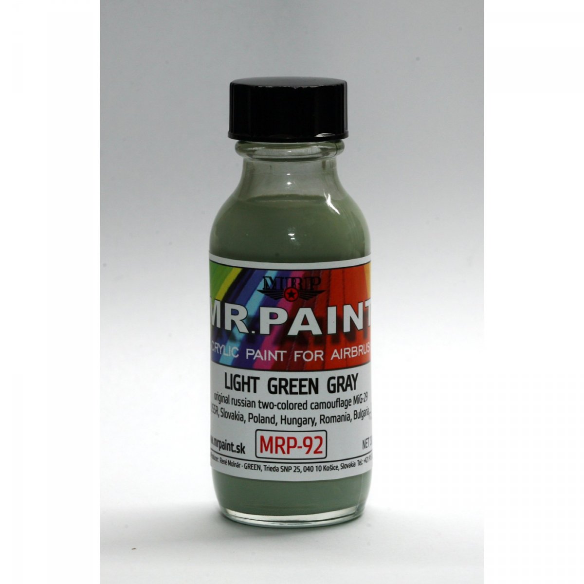 MR. Paint MRP-092 LIGHT GREEN GRAY Russian two-tone camo MIG-29 30ml – image 2