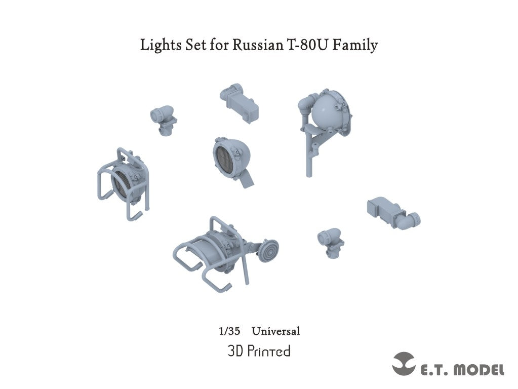 ET Model P35-275 Lights Set for Russian T-80U Family 1/35