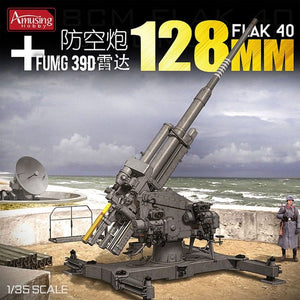 Amusing Hobby 35A020 12.8cm Flak 40 &amp;amp; FuMG 39D (1/35)