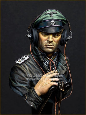 Young Miniatures YM1876 SS Panzer Commander Normandie 1944 1/10 – Bild 2