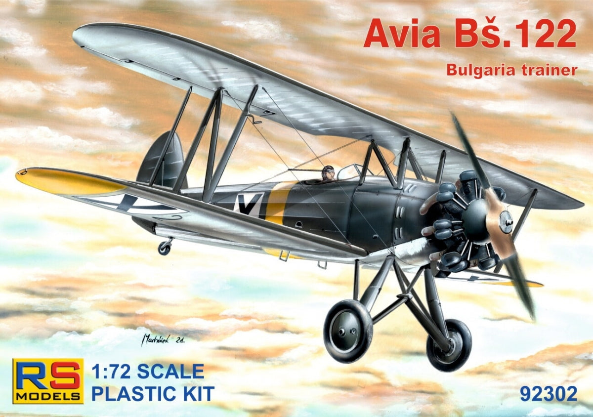 RS Models 92302 Avia Bs.122 Bulgarian Trainer from WWII 1/72 – image 2
